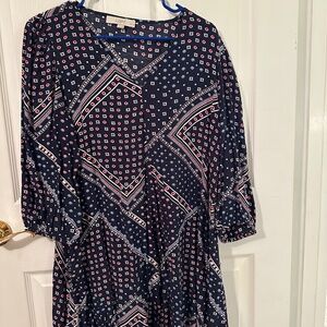 Ann Taylor Loft handkerchief design mini dress new no tags
